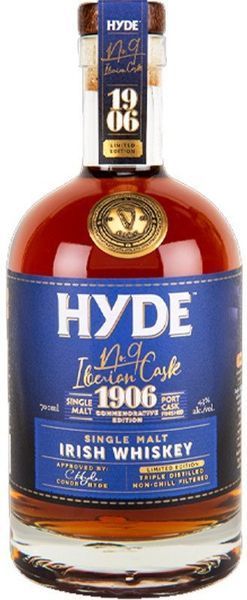 Виски Hyde №9 1906 Single Malt Irish Whiskey, 0.7л 43% (WHS5391528960538) 1214837 фото