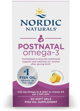 Nordic Naturals Postnatal Omega-3 - 60 softgels 1453335 фото