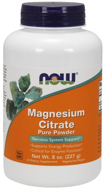 NOW Foods Magnesium Citrate Powder 227 g /76 servings/ Pure 416685 фото