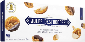 Печиво Biscuiterie Jules Destrooper Almond Florentines Флорентині мигдальне 100 г (5410471221005) 1244050 фото