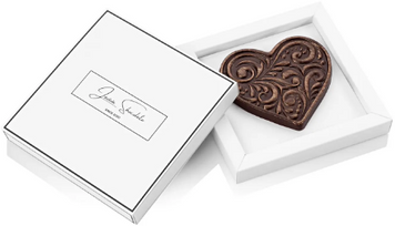 Шоколад черный Laviva Chocolate Dark chocolate "Gold Heart" 73% "Золотое Сердце" 80 г (UA-0020) 1381055 фото