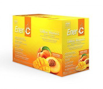 Ener-C Vitamin C 30 pacs Вітамінний напій для підвищення імунітету, смак персика і манго 491915 фото
