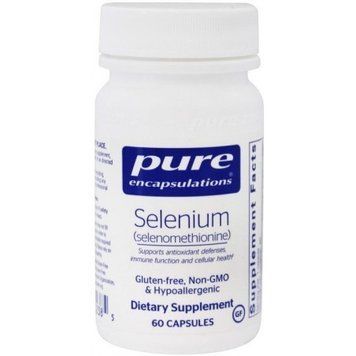 Pure Encapsulations, Selenium (Selenomethionine), 60 Capsules (PE-00238) 655431 фото