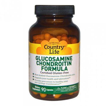 Country Life Glucosamine / Chondroitin Formula 90 caps Глюкозамін і Хондроітин 488786 фото