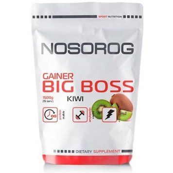 Гейнер Nosorog Nutrition Big Boss Gainer 1500 g / 15 servings / Kiwi 912599 фото