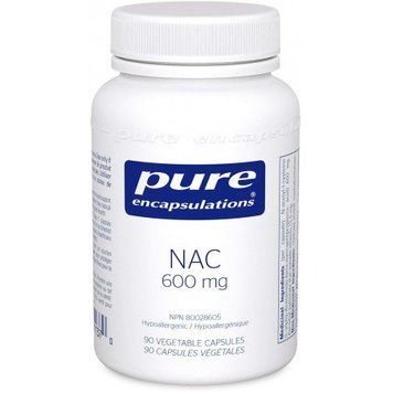 Pure Encapsulations Nac (n-acetyl-l-cysteine) 600 mg 90 caps N-ацетилцистеин (PE-00189) 554131 фото