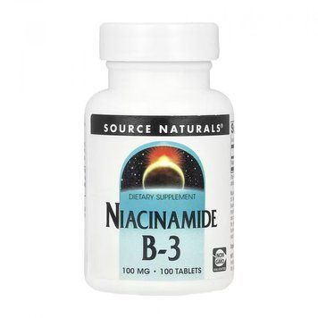 Source Naturals Niacinamide B-3 100 mg - 100 tabs 1470691 фото