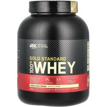 Optimum Nutrition Gold Standart 100% Whey 2270 g / 73 servings / Vanila ice Cream 1323562 фото