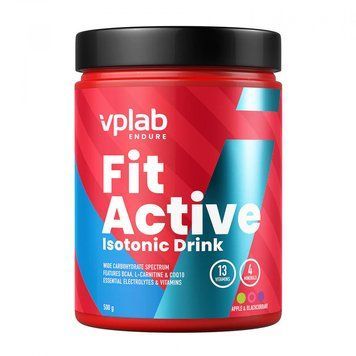 VPLab FitActive Isotonic Drink - 500g Apple and Blackcurrant 1470774 фото