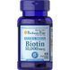 Puritan's Pride Biotin 10000 mcg 100 капсул (Биотин) 384204 фото 1