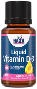 Haya Labs Liquid Vitamin D-3 400 Iu Витамин Д3 10 мл 1052798 фото