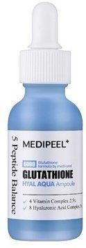 Medi-Peel Glutathione Hyal Aqua Ampoule Глубокоувлажняющая витаминная сыворотка для выравнивания тона с глутатионом и пептидами 30 ml 1335406 фото