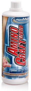 Амінокислота для спорту IronMaxx AminoCraft Liquid 1000 ml /40 servings/ Cherry 855938 фото