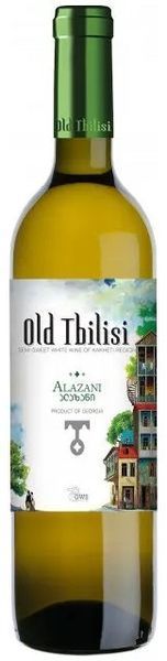 Вино Old Tbilisi Алазани, белое полусладкое, 12% 0.75л (MAR4860004070227) 1153083 фото