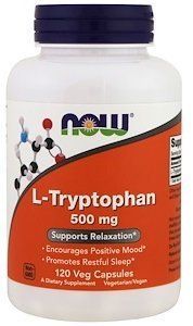 Now Foods L-Tryptophan 500 mg 120 veg caps 416265 фото