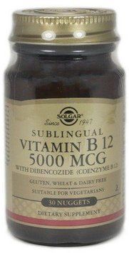 Solgar Sublingual Vitamin B12 5000 mcg Солгар Вітамін В 12 сублінгвальний 30 таблеток 776608 фото