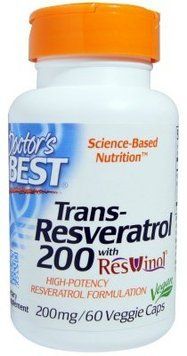 Doctor's Best Best Trans-Resveratrol 200 200 mg 60 Veggie Caps Ресвератрол 200 538282 фото