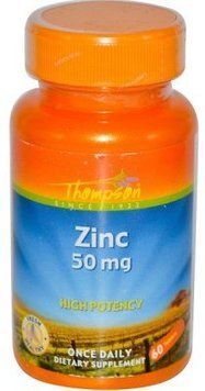 Thompson Zinc 50 mg 60 Tabs Оксид цинка 551520 фото