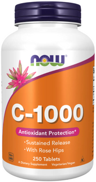 Now Foods C-1000 RH SR Вітамін С 250 таблеток 1322795 фото
