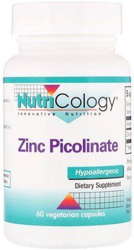 Nutricology Zinc Picolinate 60 Veggie Caps Цинк Пиколинат 550169 фото