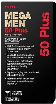 GNC Mega Men 50 Plus 120 caps 460611 фото