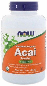 Now Foods Acai Powder, Super Fruit, 3 oz (85 g) 685379 фото