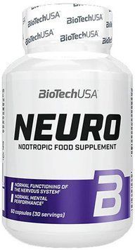 BioTechUSA Neuro Ноотроп 60 caps 991746 фото