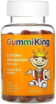 GummiKing Lutein + Zeaxanthin for Kids Лютеїн та Зеаксантин для дітей, смак манго 60 жувальних цукерок 895528 фото