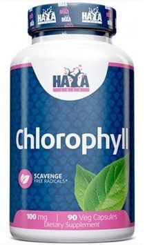 Haya Labs Chlorophyll 100 мг Хлорофилл 90 веганских капсул 1051897 фото