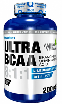 Амінокислота для спорту Quamtrax BCAA 8:1:1 200 tab / 33 servings 1112727 фото