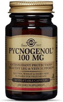Solgar Pycnogenol 100 mg 30 Vegetable Capsules 498727 фото