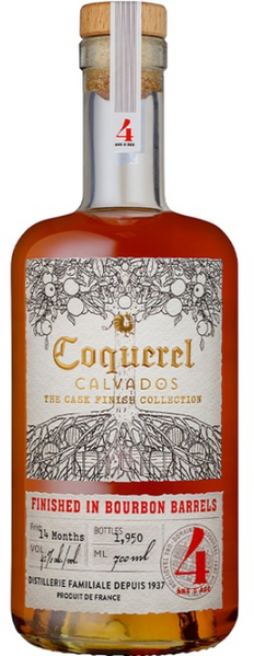 Кальвадос Coquerel Bourbon Finish 4 роки 41 % 0.7 л (WHS3559621807316) 1214989 фото
