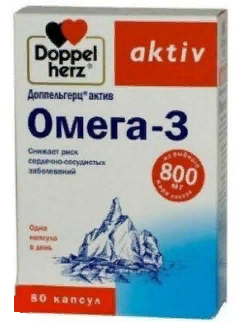 Doppelherz Aktiv Omega-3 80 caps (DOP-52545) 628971 фото