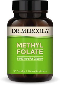 Dr. Mercola Methyl Folate - 30 Capsules 1459619 фото