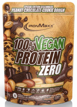 Протеин IronMaxx 100% Vegan Protein 500 g /16 servings/Peanut Chocolate Cookie Dough 938460 фото