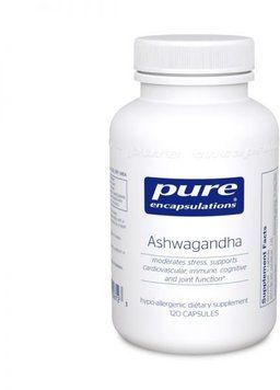 Бустер тестостерону Pure Encapsulations Ashwagandha 120 caps Ашваганда 607085 фото