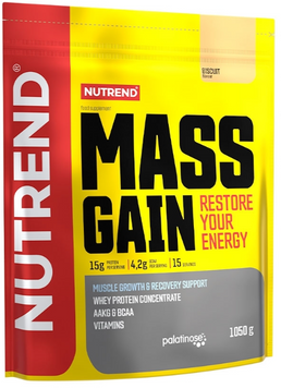 Гейнер Nutrend MASS GAIN 1050 g/15 servings/biscuit 1101906 фото