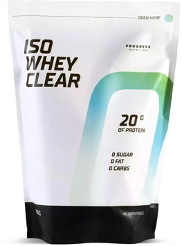 Протеин Progress Nutrition Iso Whey Clear from 86% protein 920 g / 40 servings / Red Fruit Jelly & Kiwi 1182953 фото