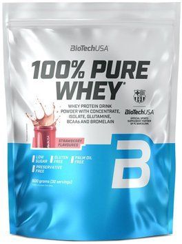 BiotechUSA 100% Pure Whey 900 g Raspberry cheesecake 1478829 фото
