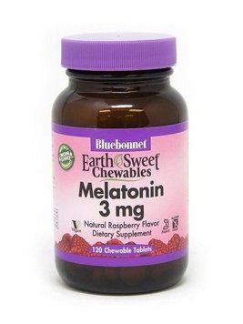 Bluebonnet Nutrition Мелатонін Melatonin 3 мг Малиновий Смак 60 таблеток 1117179 фото