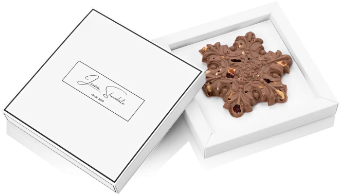 Шоколад молочный Laviva Chocolate Milk chocolate "Milk Snowflake" 33.6 % "Снежинка" 80 г (UA-0022) 1381056 фото