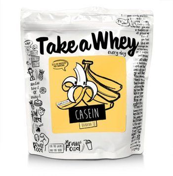 Протеин Take-a-Whey Casein 750 g /25 servings/ Banana Milkshake 510488 фото
