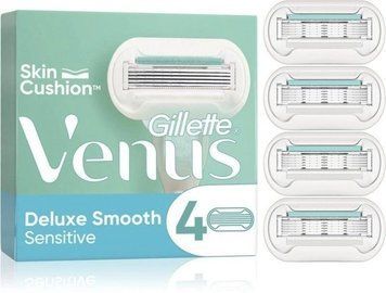 Gillette Venus Deluxe Smooth Sensitive Сменные касеты для бритья для женщин 4 шт 1300451 фото