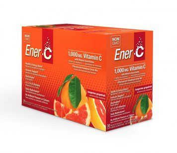 Ener-C Vitamin C 30 pacs Вітамінний напій для підвищення імунітету, смак мандарин і грейпфрут 491916 фото