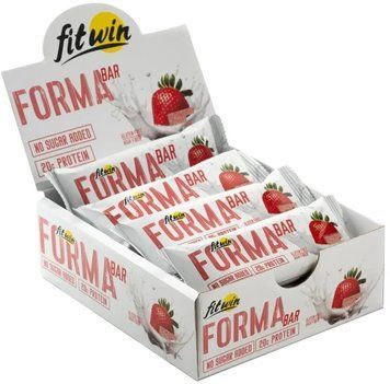 FitWin Forma Bar - 12x60g Strawberry yogurt 1459718 фото