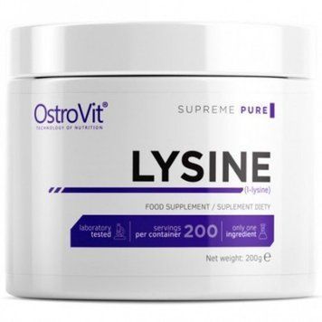 Амінокислота для спорту OstroVit Lysine 200 g/ 200 servings 999025 фото