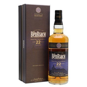 Віскі BenRiach 22 Years Old Peated Dark Rum Dunder (0,7 л) (BW38691) 438426 фото