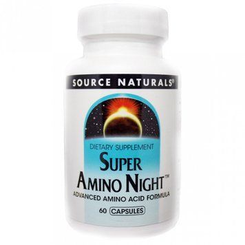 Source Naturals Super Amino Night 60 caps Усовершенствованная амино формула 537094 фото