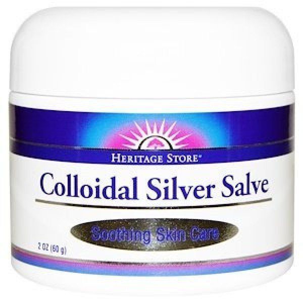Heritage Store Colloidal Silver Salve 2 oz 60 g Мазь с коллоидным серебром 775119 фото Heritage Store Colloidal Silver Salve 2 oz 60 g Мазь с коллоидным серебром 775119 фото