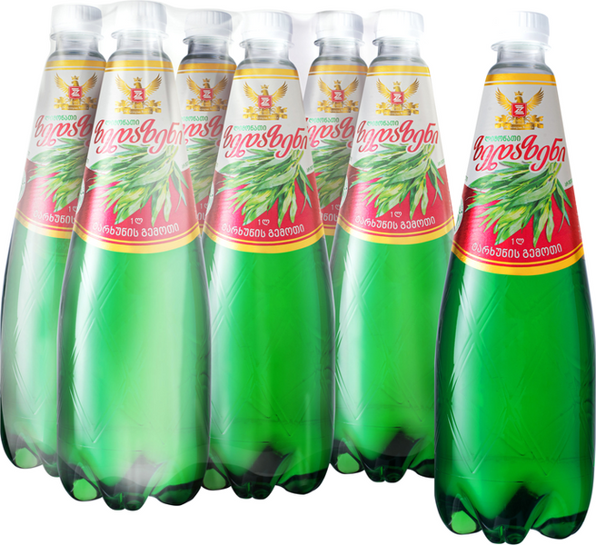 Упаковка лимонаду Zedazeni зі смаком тархуна 6х1 л (4860103350107_6) 1329304 фото